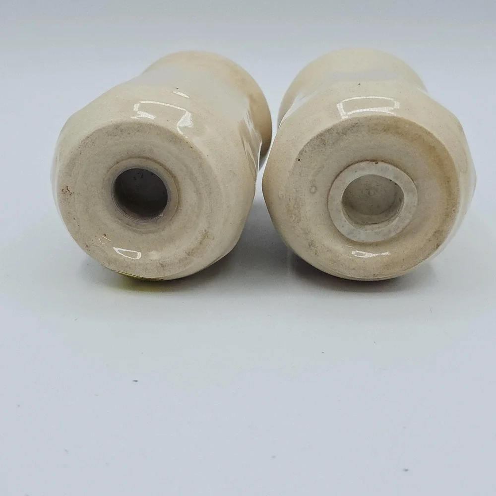 Vintage International Wildlife Park Grand Prairie TX Ceramic Salt Pepper Shakers